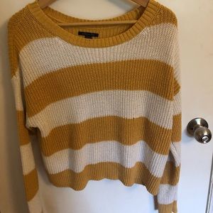 Striped light sweater